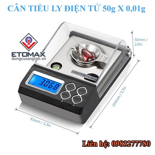Cân tiểu ly điện tử 50g x 0,001g ct-33, độ chính xác đến 0,001g
