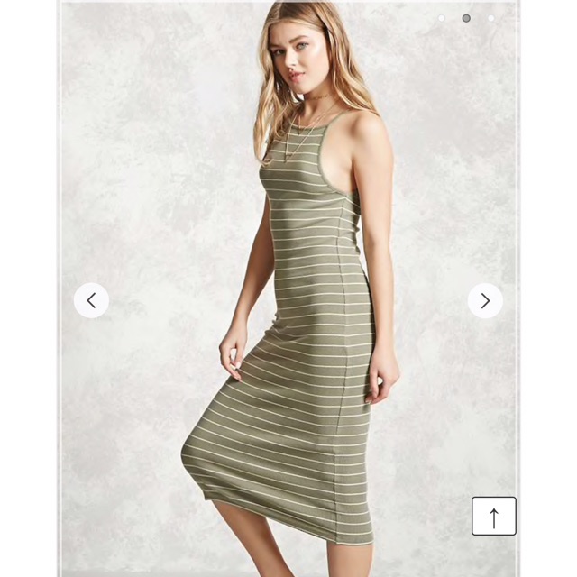 Đầm Stripe Bodycon Dress F21