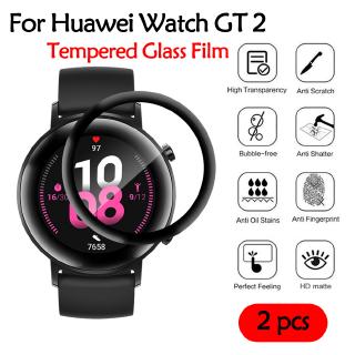 Set 2 Kính Cường Lực Bảo Vệ Màn Hình Đồng Hồ Huawei Watch Gt 2 42mm Kèm Phụ Kiện