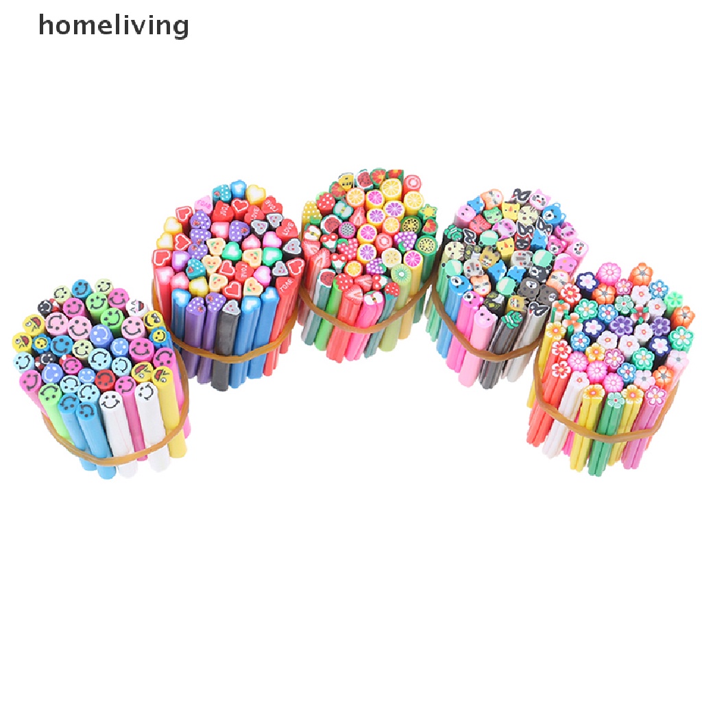 Set 10 Móng Tay Giả Hình Trái Cây Đất Sét Độc Đáo