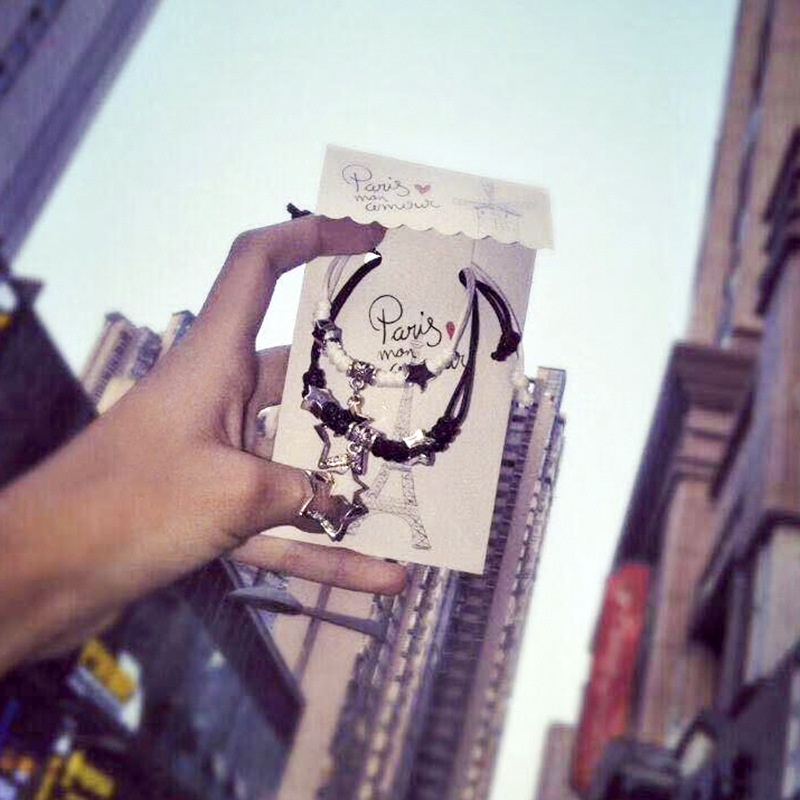 Cặp Vòng Tay Dây Bện Mặt Ngôi Sao Nhỏ Tươi Mới Cho Cặp Đôi Nam Nữ Sinh