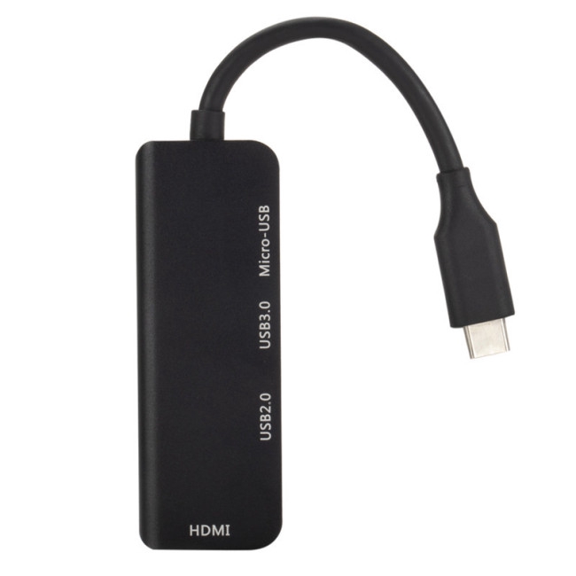 Hub Type-C Sang Micro Usb 3.0 2.0 Hdmi 4 Cổng Cho Macbook Pro Samsung Galaxy S9 / S8 / Note 9