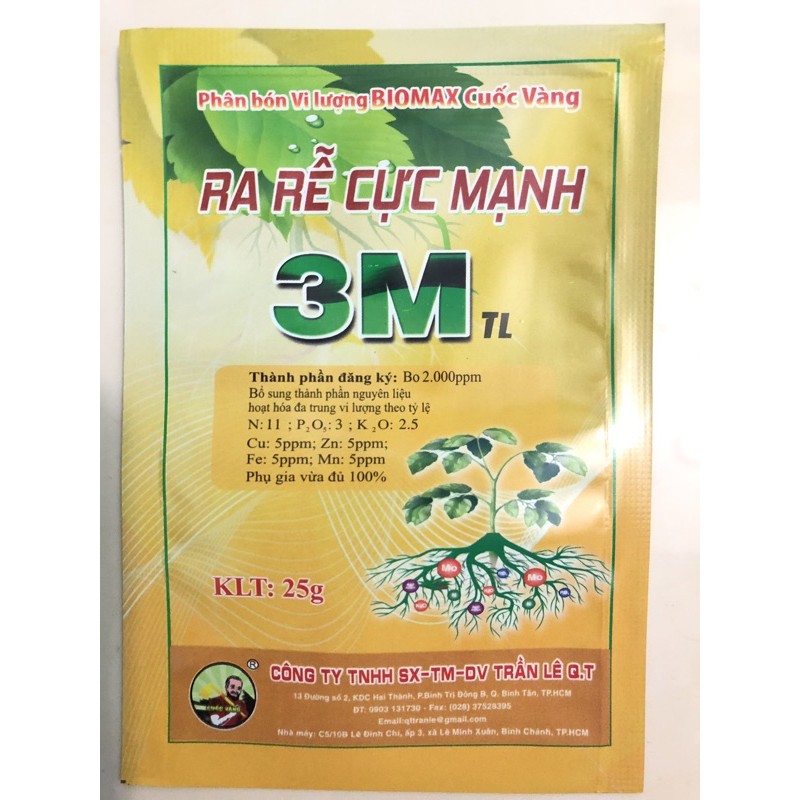 [ Hot ] Kích Thích Ra Rễ 3M - Ra Rễ Cực Mạnh 25g