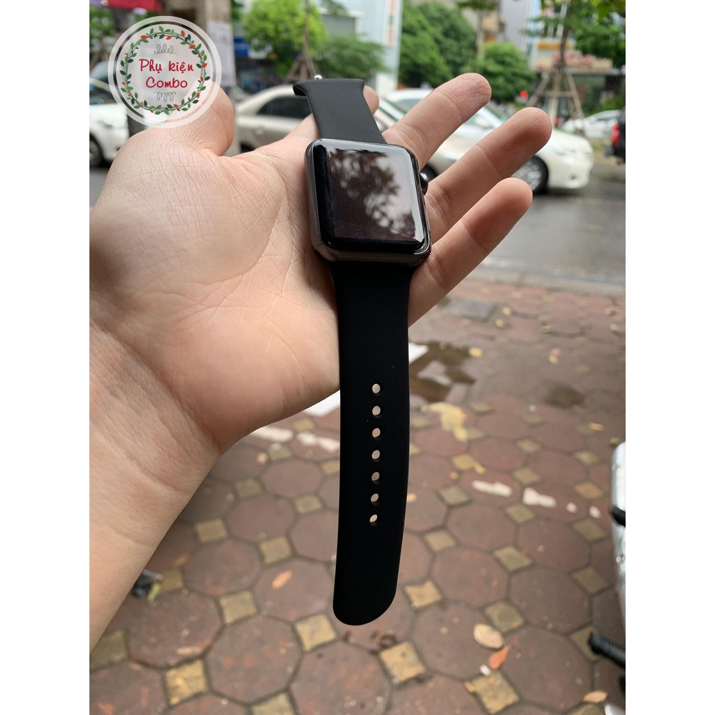 [Có Màu Xanh Midnight]Dây đeo cao su Sport band dành cho Apple Watch 38/40mm - 42/44 mm sang trọng và bền đẹp