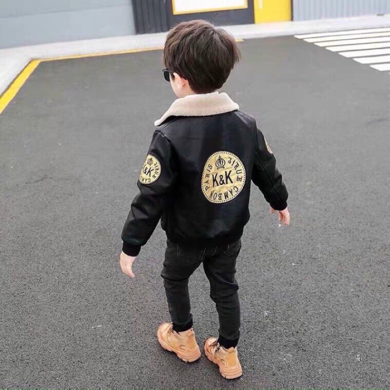 Áo da lót lông cho bé từ 12-25kg