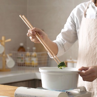 1 Đôi Đũa Gỗ Dài chuyên dùng Chiên Thức Ăn