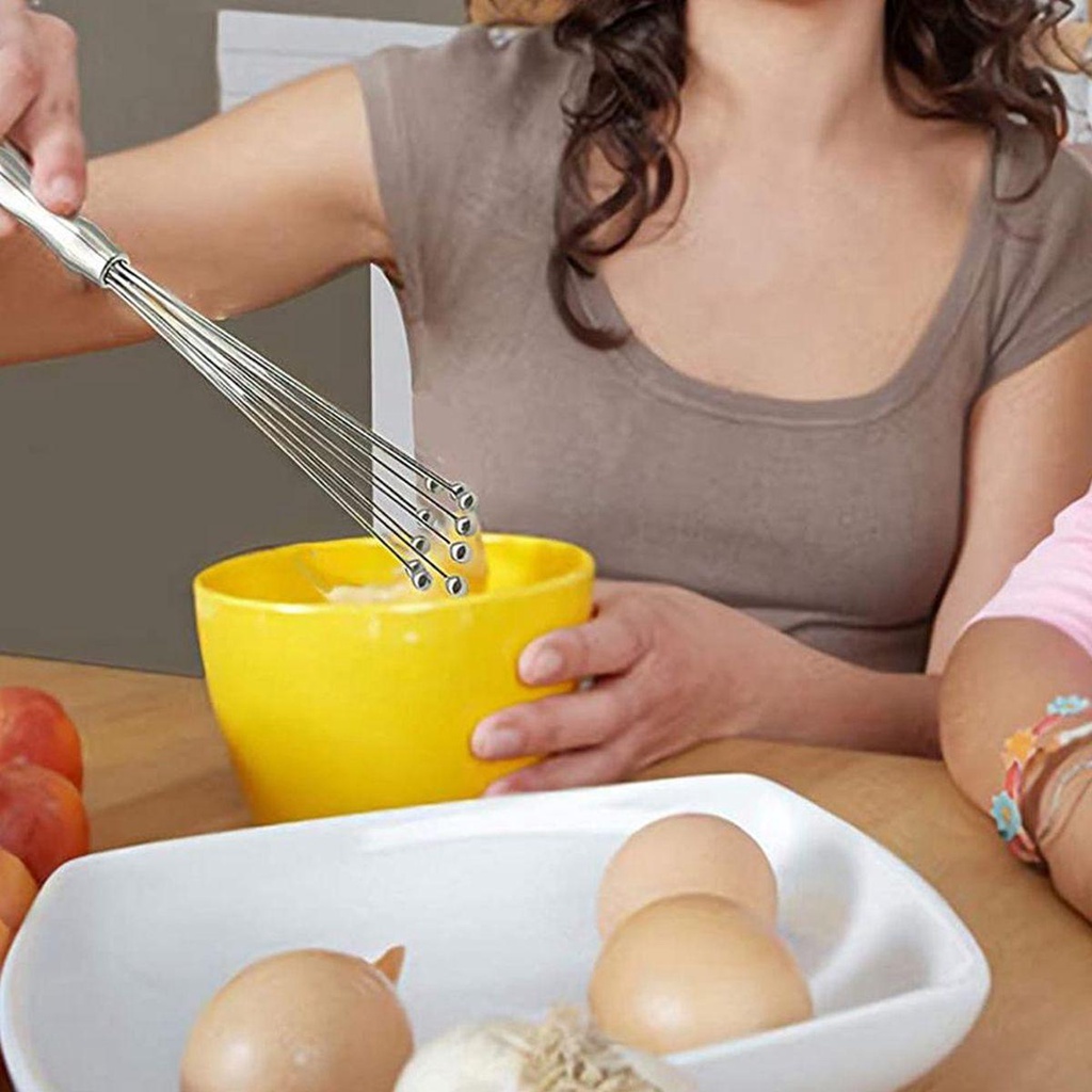 Dụng Cụ Đánh Trứng Mini Cầm Tay Tiện Dụng