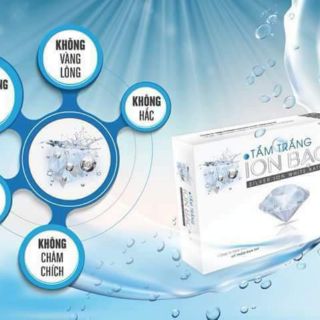 Combo 15 tắm trắng ion bạc