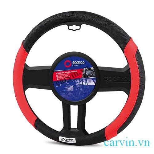 Bọc vô lăng Sparco SPC1113RS (Đỏ đen)