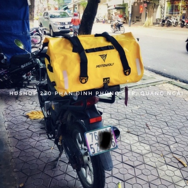 Túi trống, balo Du Lịch MOTOWOLF, Chống Nước [Túi Phản Quang]