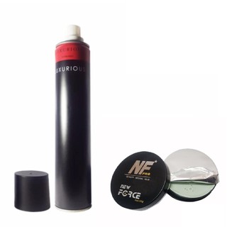 Deal Follow shop Combo gôm xịt tóc Luxurious Nhật Bản - sáp vuốt tóc nam New Force NF