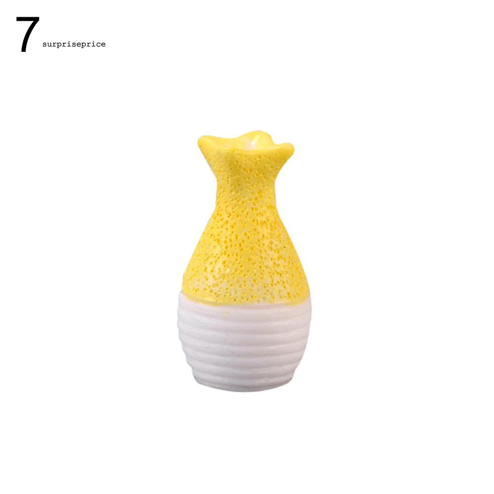 Bình hoa nhựa mini trang trí vườn cảnh thiết kế tiện dụng