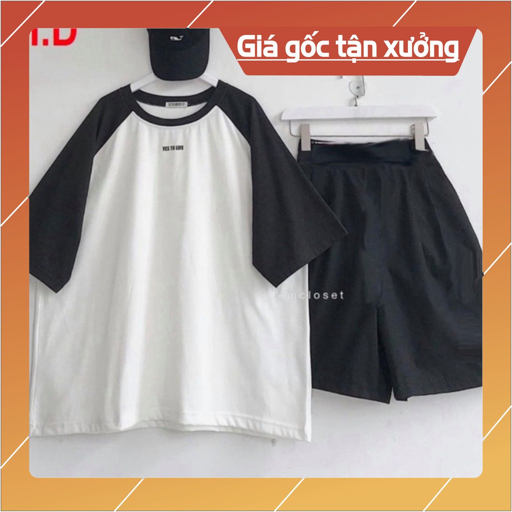 Sét YES TO LIFE + quần đùi chun HĐ12