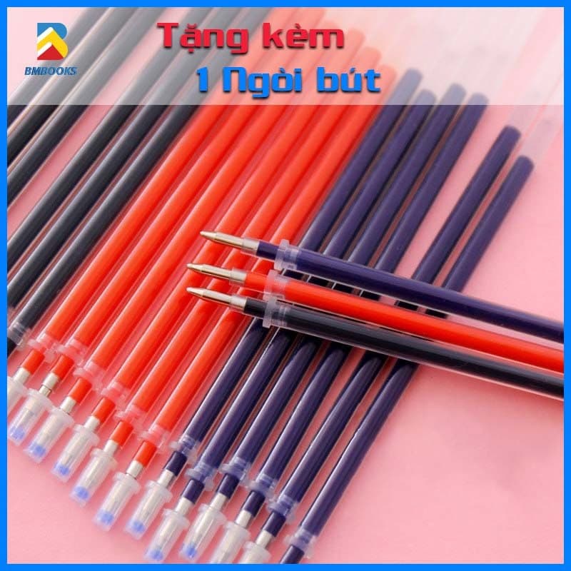 Bút lông mềm Brush Sta Metallic nhũ lấp lánh kim tuyến đầu nhỏ 10 màu chất lượng cao viết Calligraphy sắc nét BMBooks