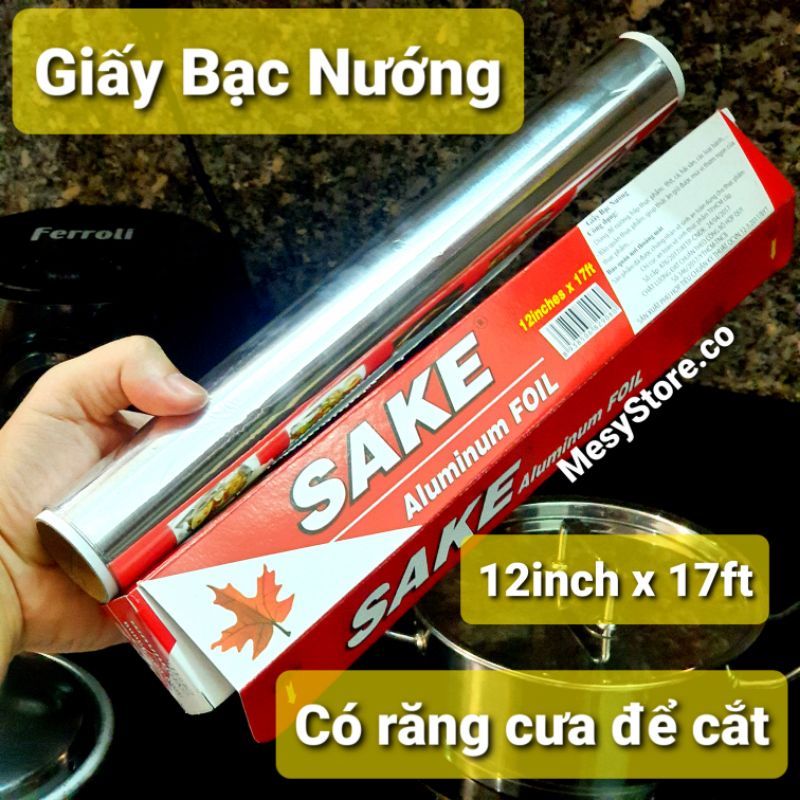 Giấy Bạc Nướng Annapurna Sake ALuminum Foil Bọc Nướng Hải Sản Thịt Và Các Loại Bánh