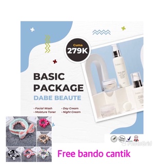 1 Mặt Nạ DabeBeaute Của Bellasofie Kèm Dây Buộc Tóc