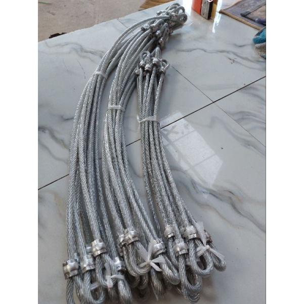 Dây cáp bọc nhựa khoá xe máy, xe đạp 10 ly cực kỳ chắn chắn, chiều dài dây cáp khóa xe từ 0.6 mét đến 20 mét