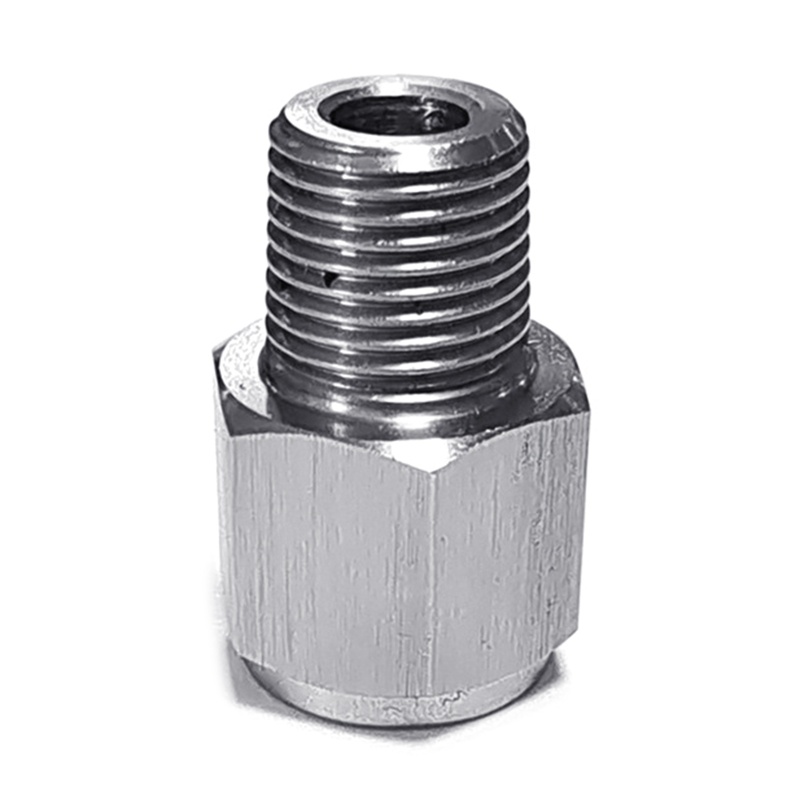 Đầu Nối Chuyển Đổi Áp Suất Nước Ren Bên Trong 1 8NPT Sang M10x1 0