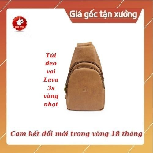 [BẢO HÀNH 18 THÁNG]Túi đeo vai Lava 3s nâu cafe