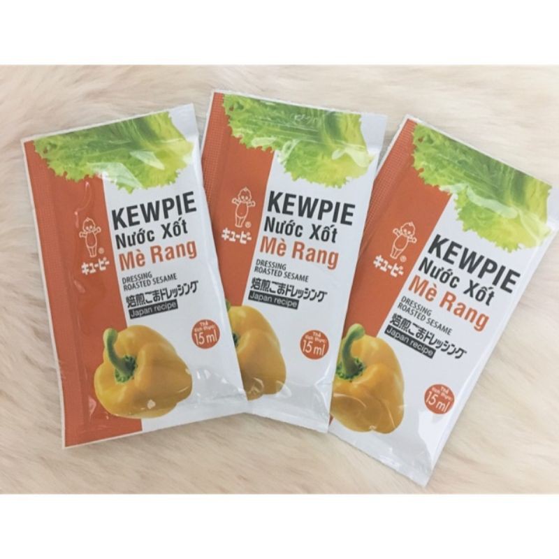 (1 gói) Nước sốt mè rang Kewpie gói 15ml thương hiệu Nhật Bản - Nước xốt mè rang