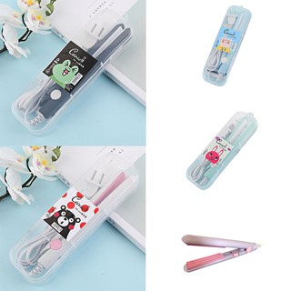 [Hàng mới về] Máy duỗi uốn tóc phủ gốm nhỏ 2 trong 1 phích cắm US 20W