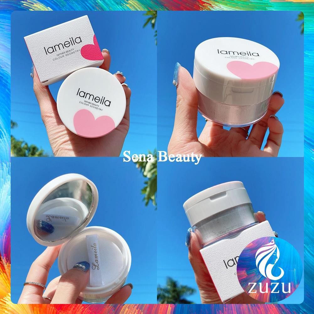 [PP01] Phấn Phủ, Phấn Nội Địa Trung Dạng Bột Kiềm Dầu Lameila Trái Tim