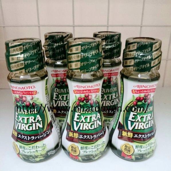 Dầu olive Extra Virgin cho bé ăn dặm, hãng Ajinomoto Nhật Bản