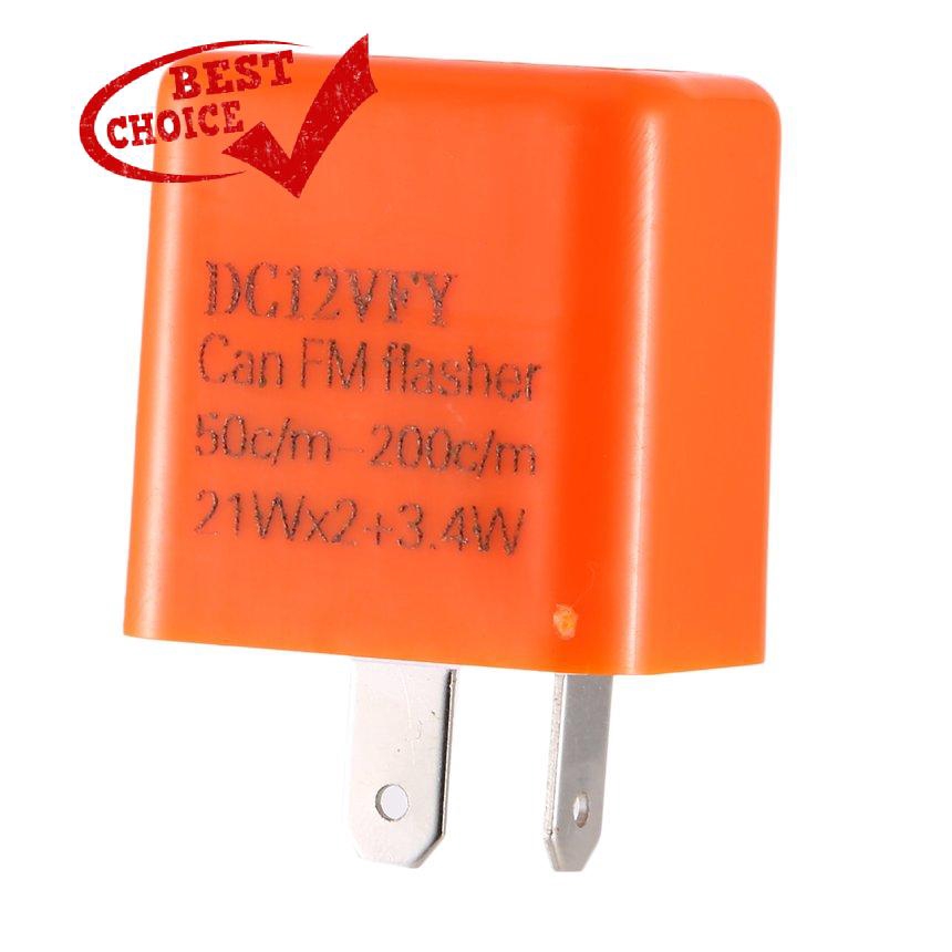 Rơ Le Chớp Tắt Đèn Led 12v 2 Pin Cho Xe Máy