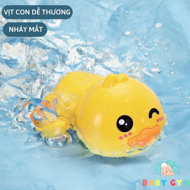 Vịt Con Thả Bồn Tắm Cho Bé Dễ Thương – Đồ Chơi Dây Cót Nhà Tắm Mini Hình Vịt Con