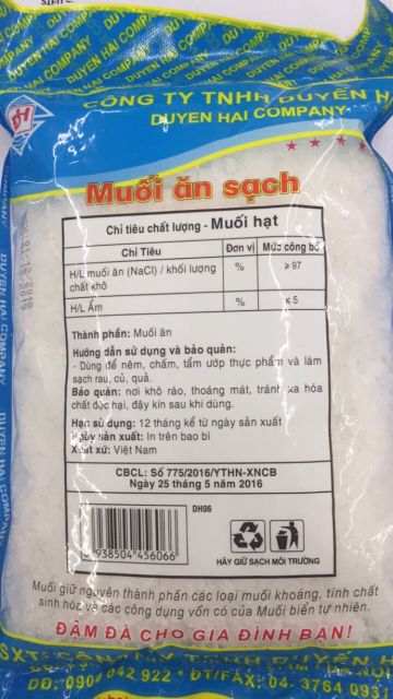 Muối ăn sạch Duyến Hải