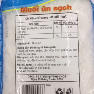 Muối ăn sạch Duyến Hải túi 1kg