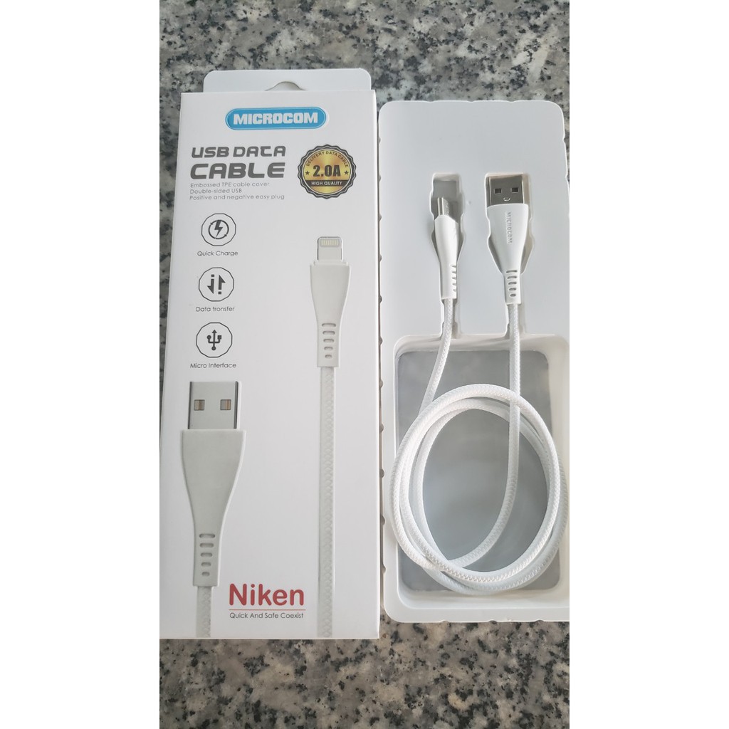 Sạc nhanh iphone Niken NK7 microcom