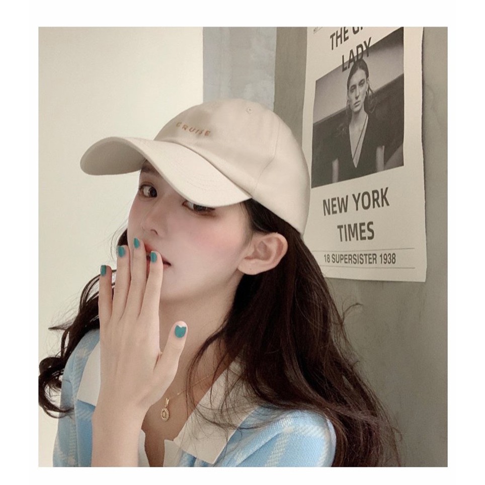 Mũ lưỡi trai Nón kết thêu chữ CRUISE chất kaki cao cấp form unisex nam nữ-BALOHA