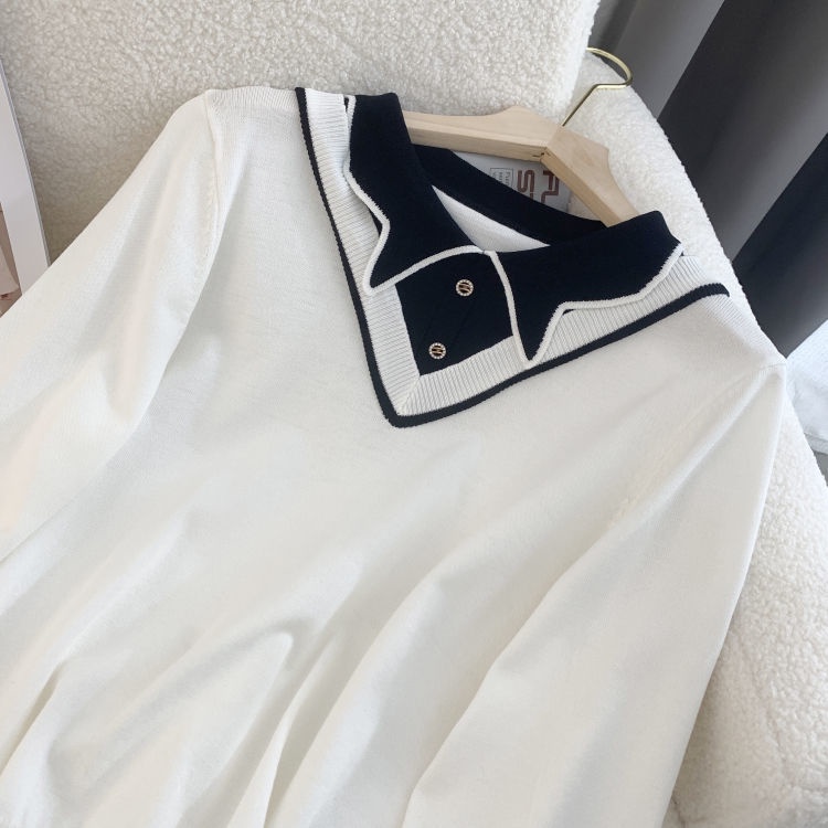 Áo sweater Giả Hai Lớp Dáng Ôm Thời Trang Mùa Thu Cho Nữ