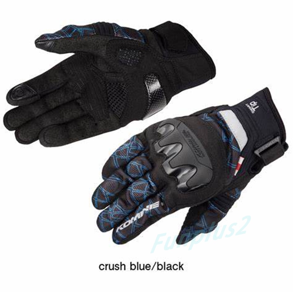 Găng Tay Lái Xe Mô Tô Phối Lưới Bảo Vệ Chống Rơi Komine GK220