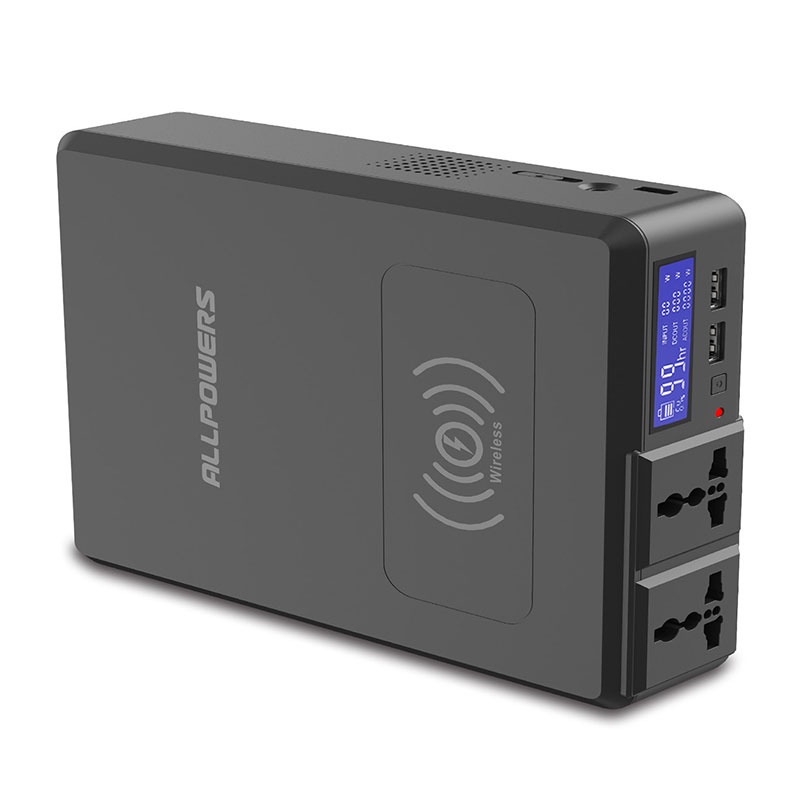 ✴■✲Trạm sạc dự phòng đa năng Allpowers 220v - 100w, 154Wh, dung lượng pin 41600mAh wireless charge, Sẵn Hàng Giao Ngay