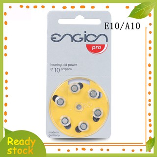 Pin trợ thính tế bào nút A10 cho máy trợ thính vô hình Máy trợ thính cũ Pin E10