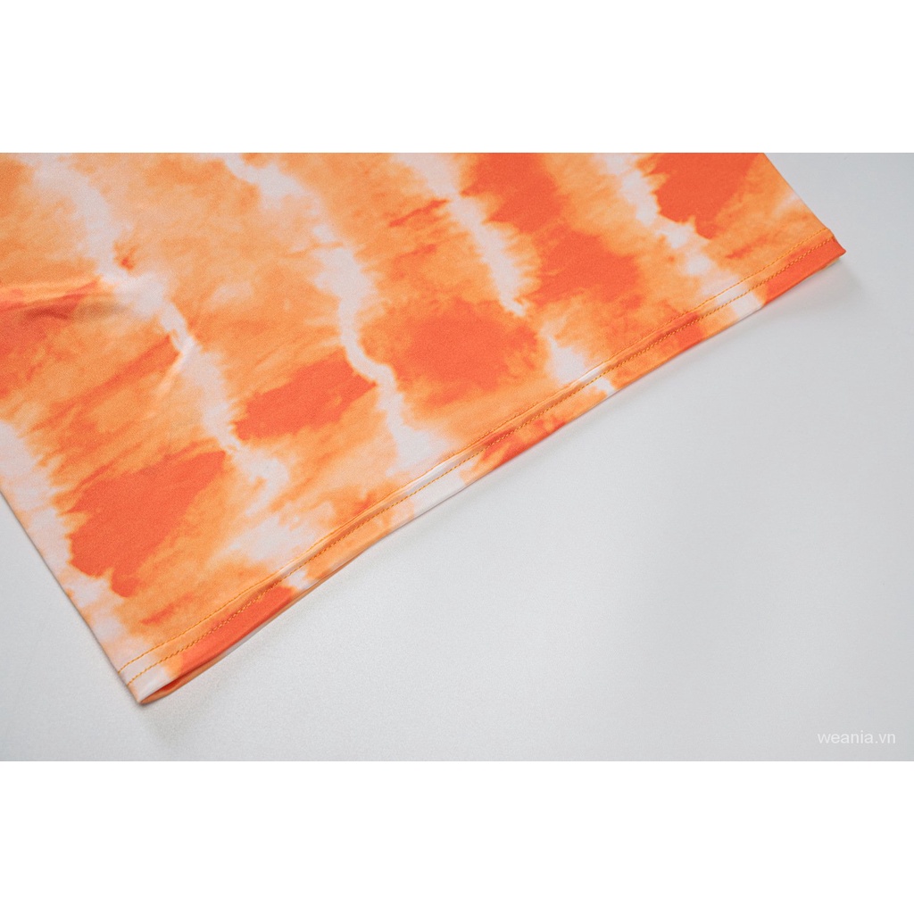 Thời Trang Đầm Trễ Vai Màu Nhuộm Thiết Kế Thanh Lịch Cho Phái Nữ