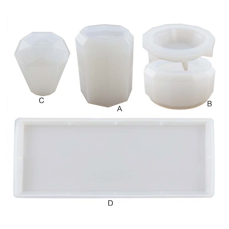 Khuôn Silicone Dùng Làm Giá Đỡ Bút/ Chậu Hoa