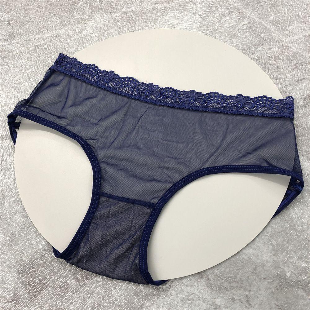 OCEANMAP Quần Lót Cotton Lưng Thấp Phối Ren Quyến Rũ Cho Nữ