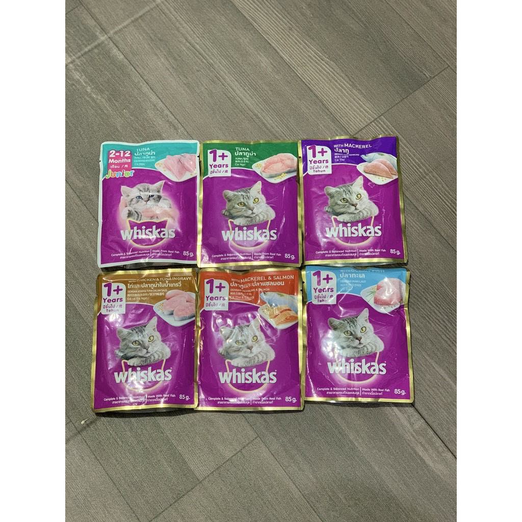 PATE Whiskas gói cho mèo vị cũ - vị mới