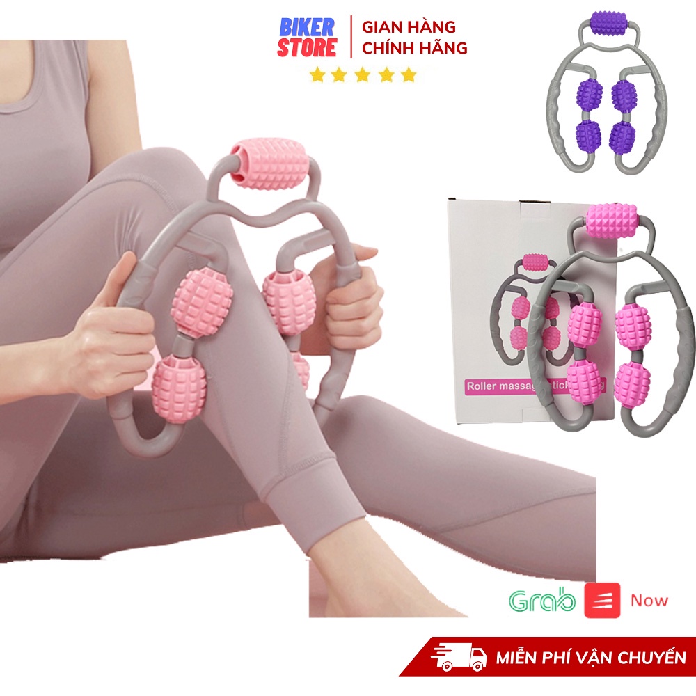 Con lăn Yoga Massage Bắp Tay, Bắp Chân, Con lăn Massage Tiện Dụng Chất Lượng Cao (Full Box)