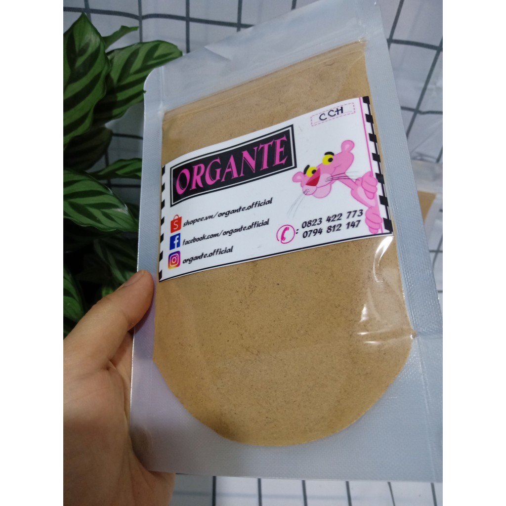 100Gr Bột cà chua organic nguyên chất - Bột đắp mặt nạ Organte Handmade