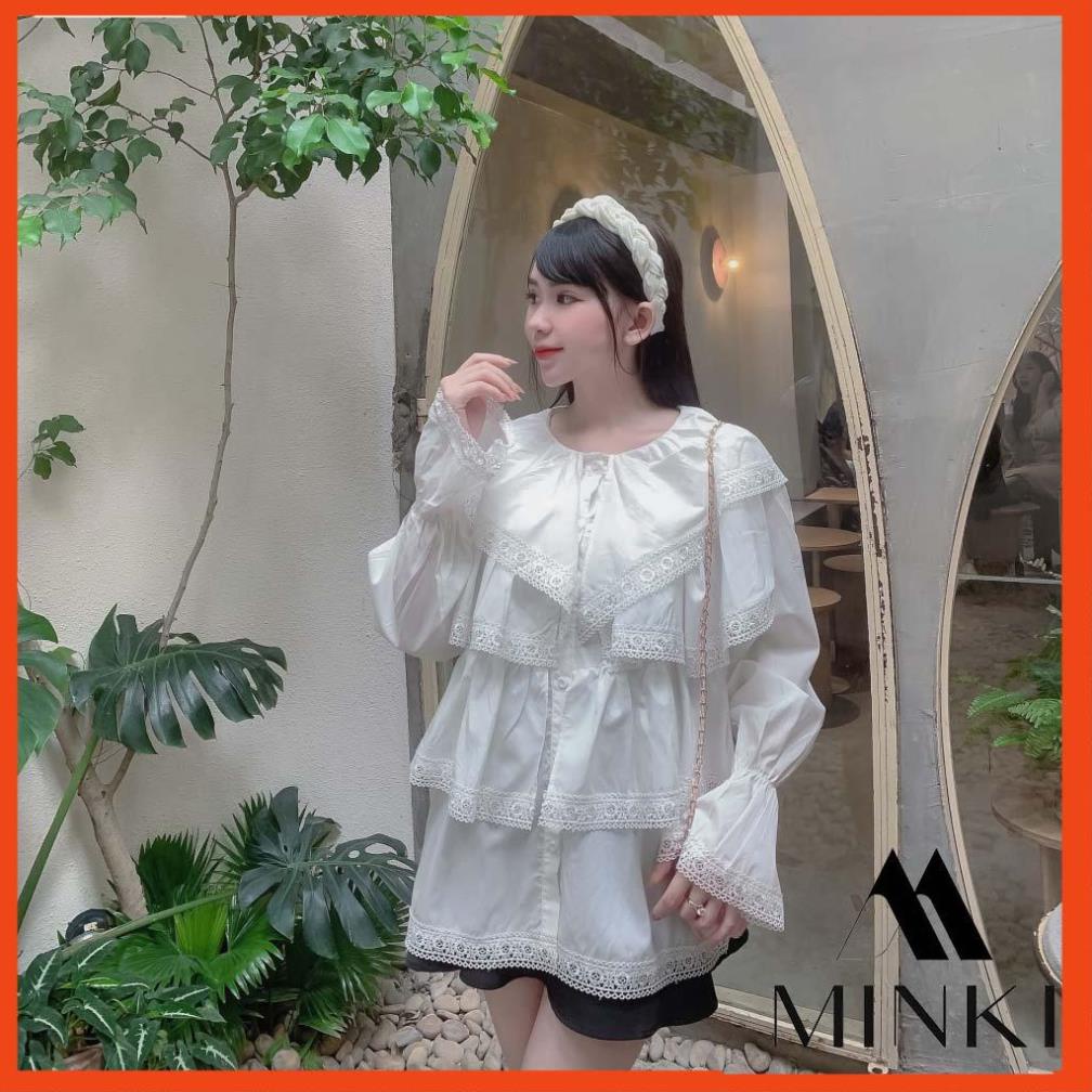 [DEAL_HOT] ÁO BÈO VIỀN REN LỖ TIỂU THƯ - CHẤT LIỆU THÔ PHA REN NHẬP KHẨU - MÀU NUDE VÀ TRẮNG _HOT | BigBuy360 - bigbuy360.vn