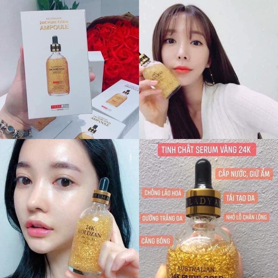SERUM VÀNG 24K PURE GOLD + KÈM THANH LĂN - Nội địa Úc