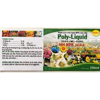 POLY LIQUID - Phân bón NPK CAO CẤP