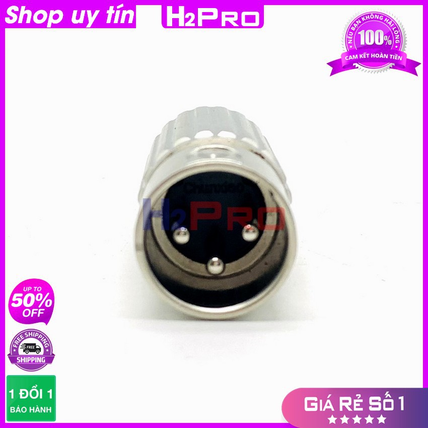 Đầu rắc canon đực-cái H2Pro cao cấp, giắc canon đực-cái hợp kim-truyền tín hiệu tốt (1 chiếc)