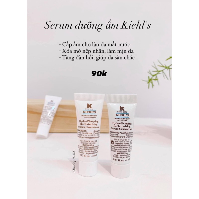 serum dưỡng ẩm kiehl's