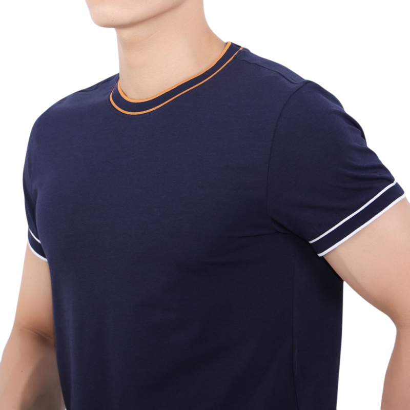 Áo Tshirt ngắn tay nam Owen Cotton Body Fit Navy - TSN220370