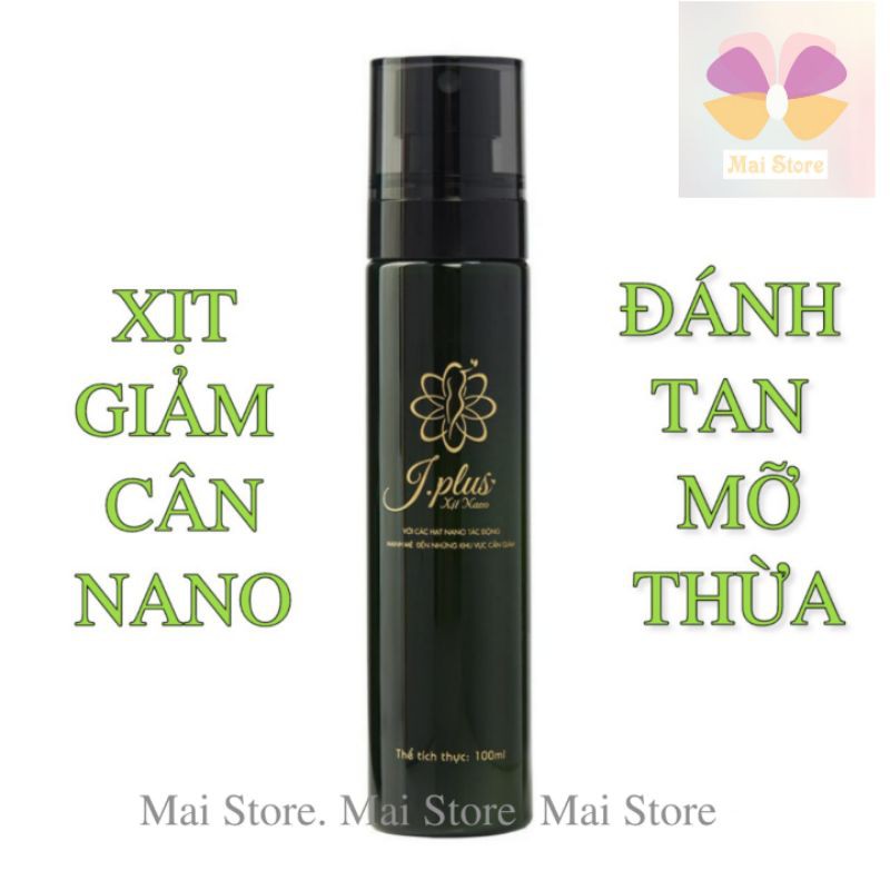 XỊT GIẢM CÂN NANO ĐỐT CHÁY MỠ THỪA JPLUS